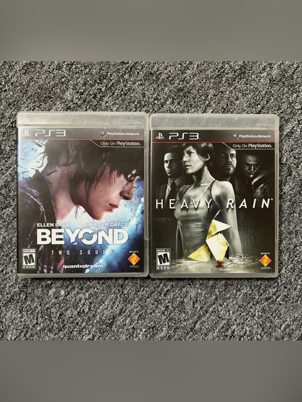 Heavy Rain & Beyond: Two Souls for PlayStation 3 PS3 Bundle
